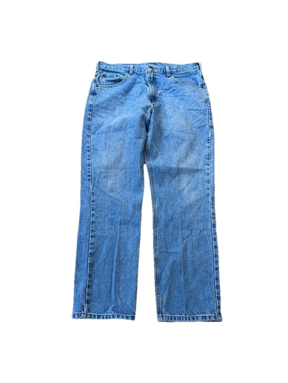 Y2K Men's Carhartt Mens Traditional Fit Straight Denim Jeans Size 35x30 B18 STW